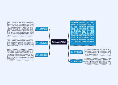 老年人运动禁忌