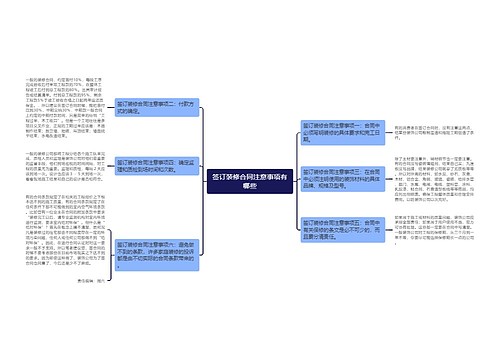 签订装修合同注意事项有哪些