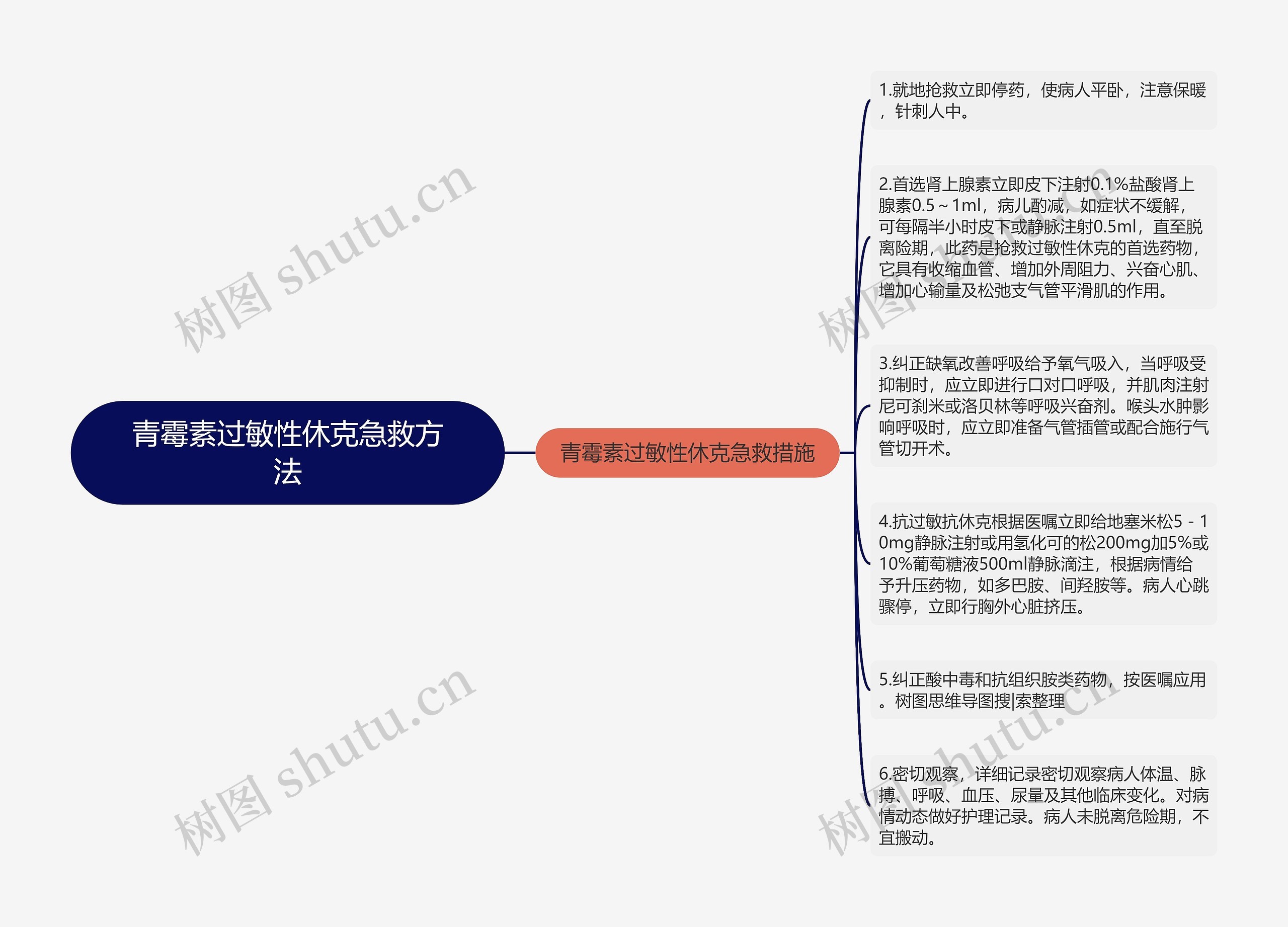 青霉素过敏性休克急救方法