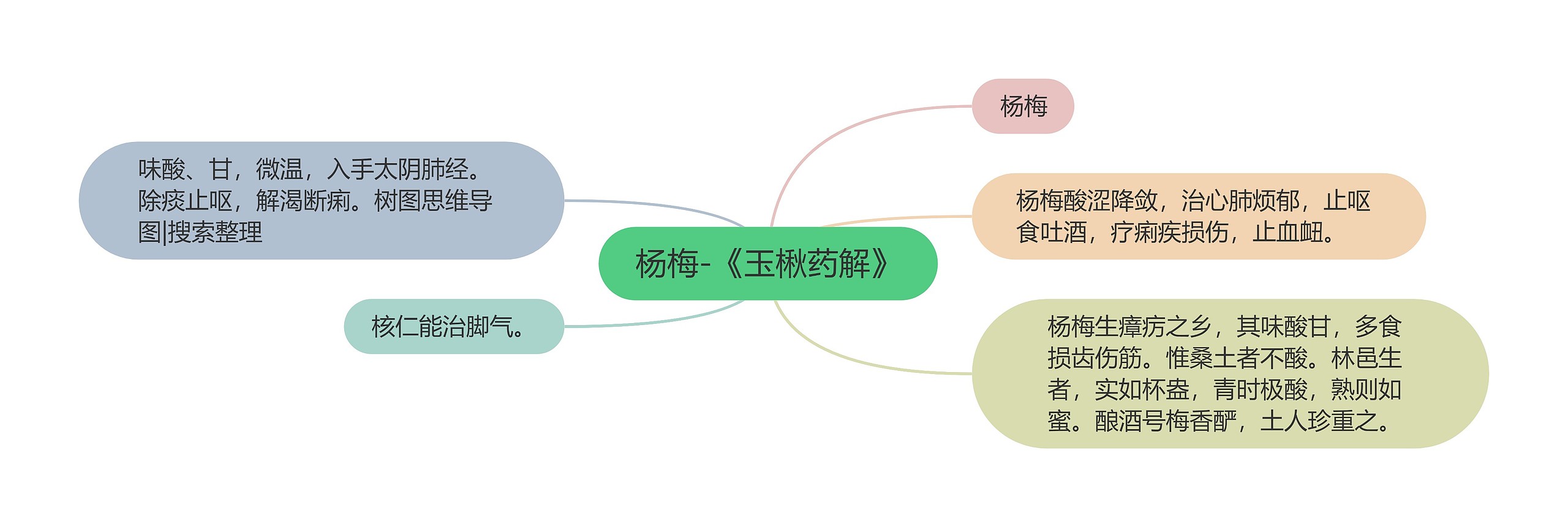 杨梅-《玉楸药解》 杨梅-《玉楸药解》