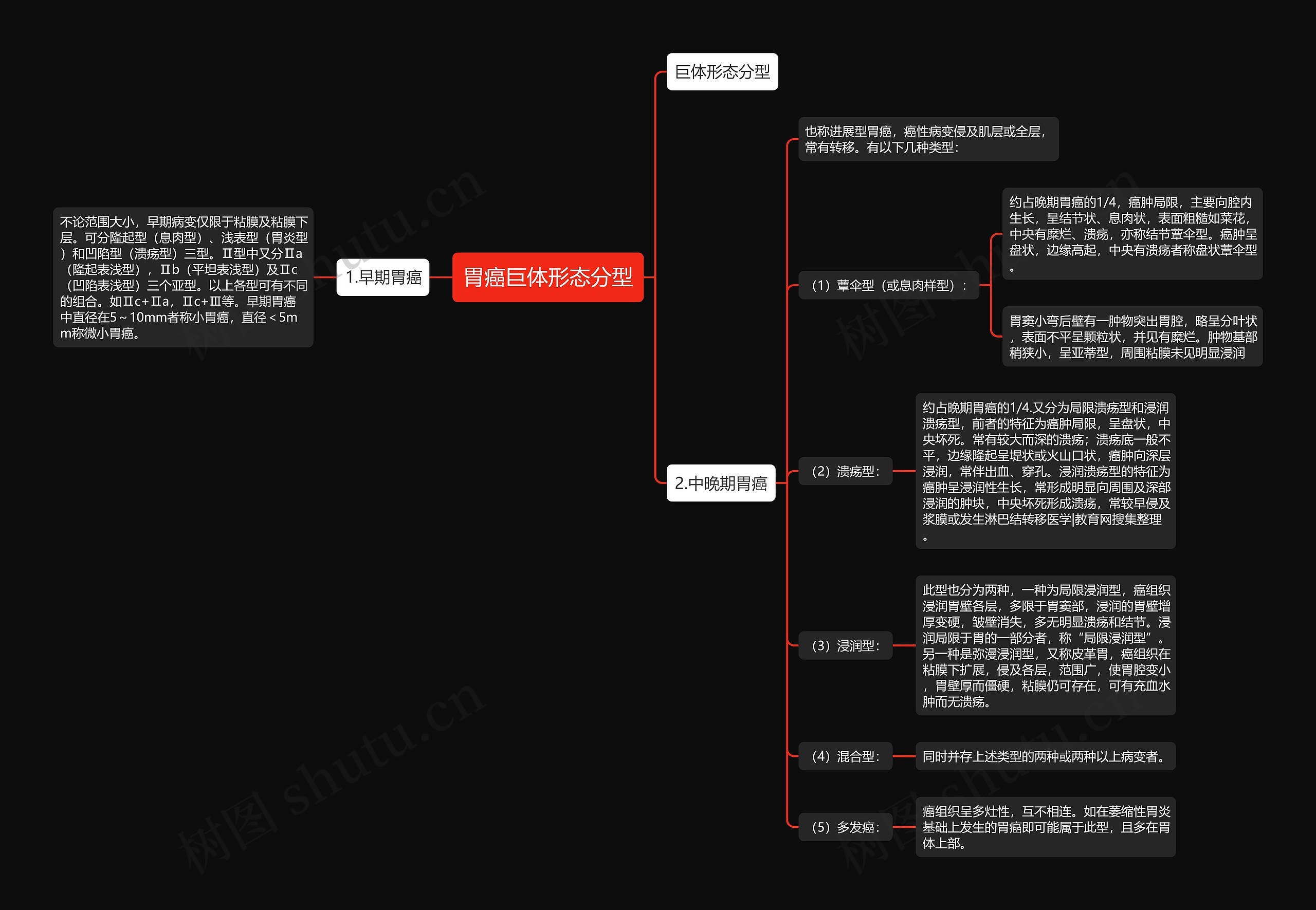 胃癌巨体形态分型 胃癌巨体形态分型