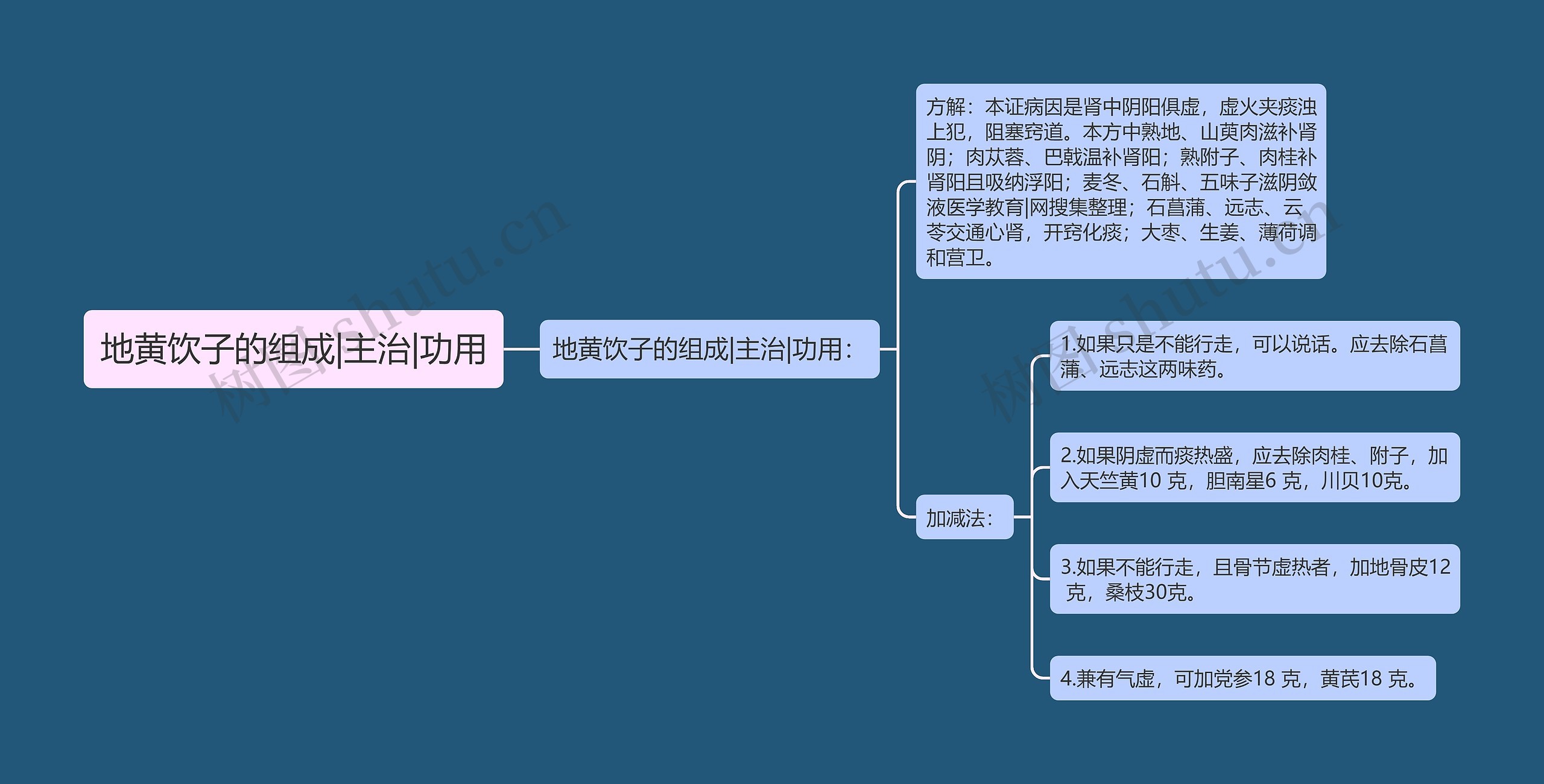 地黄饮子的组成|主治|功用