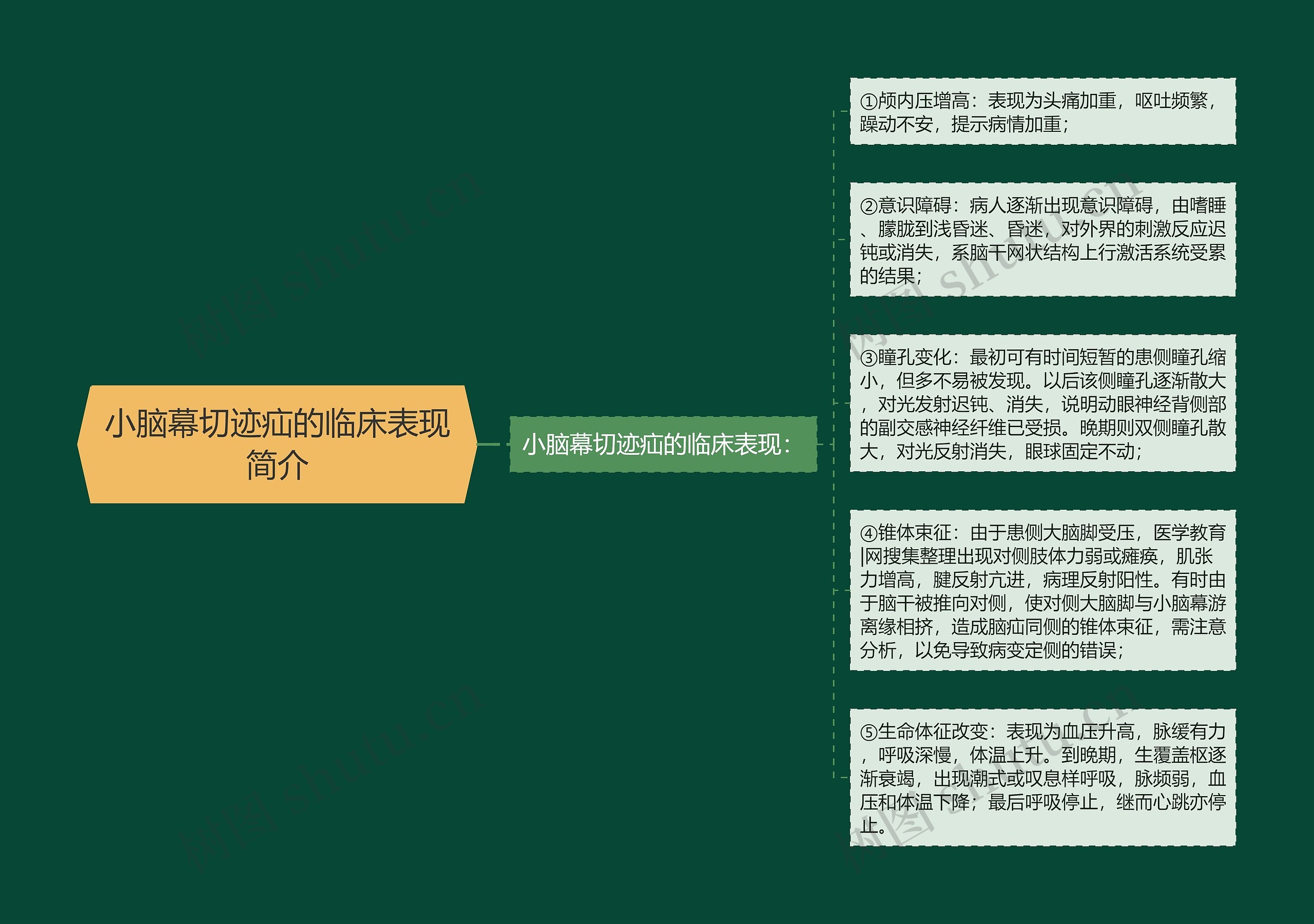 小脑幕切迹疝的临床表现简介 小脑幕切迹疝的临床表现简介
