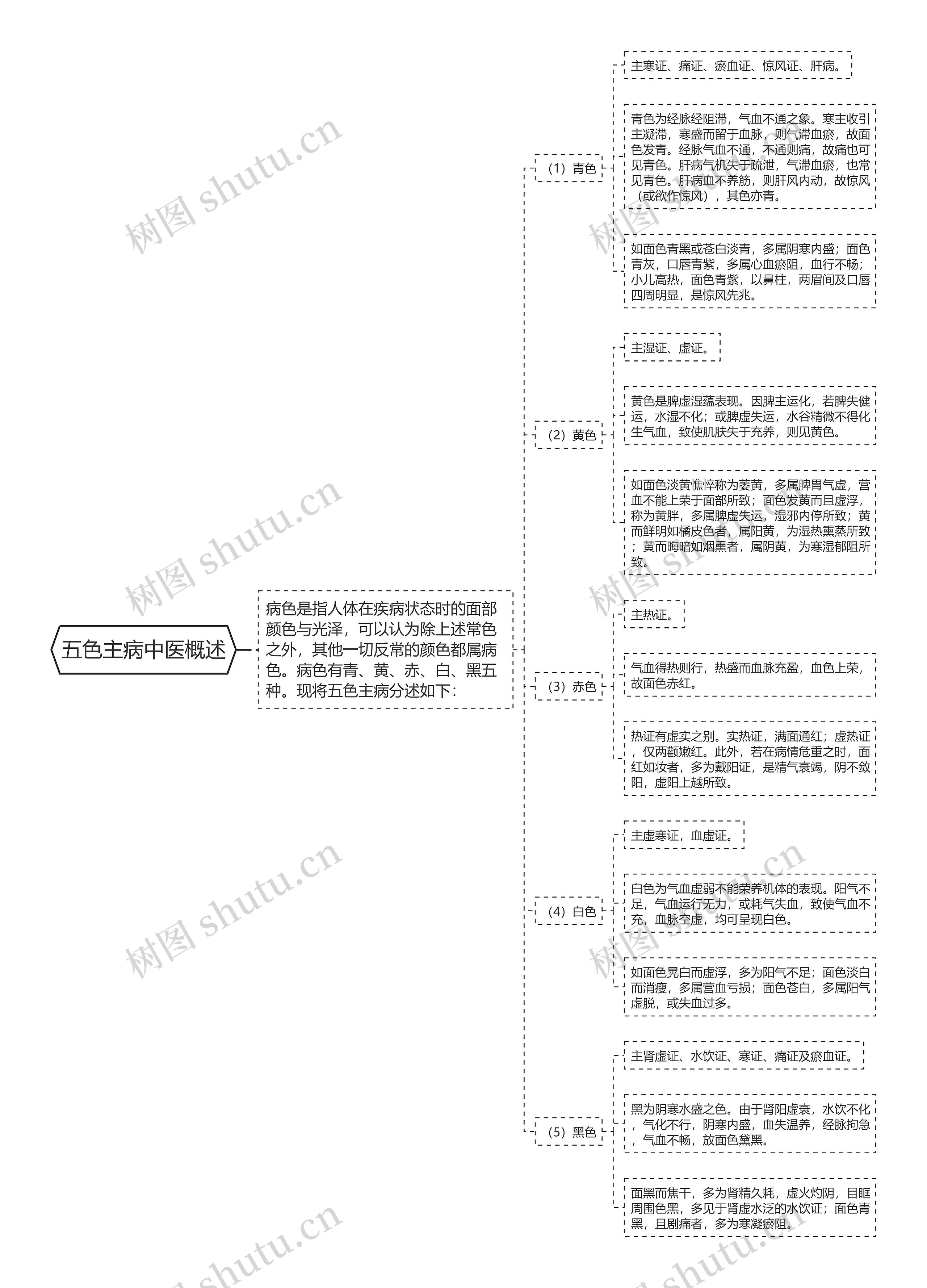 五色主病中医概述