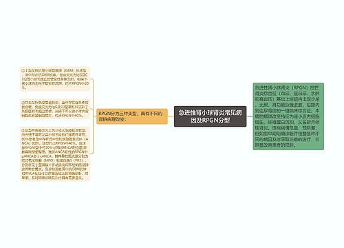 急进性肾小球肾炎常见病因及RPGN分型