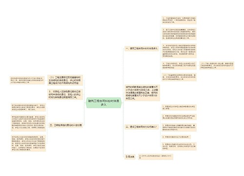 建筑工程合同纠纷时效是多久