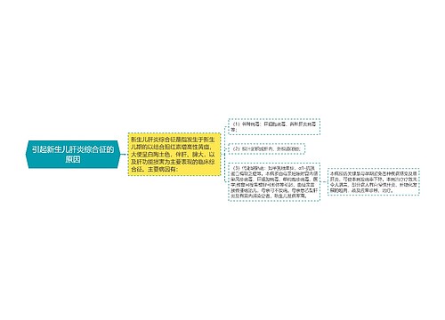 引起新生儿肝炎综合征的原因