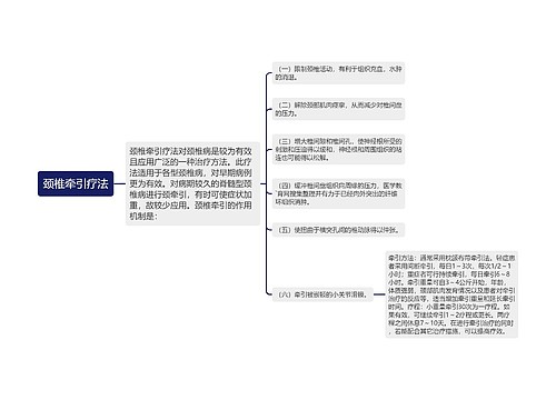 颈椎牵引疗法