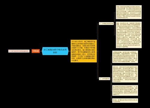 浙江省整治银行格式合同条款