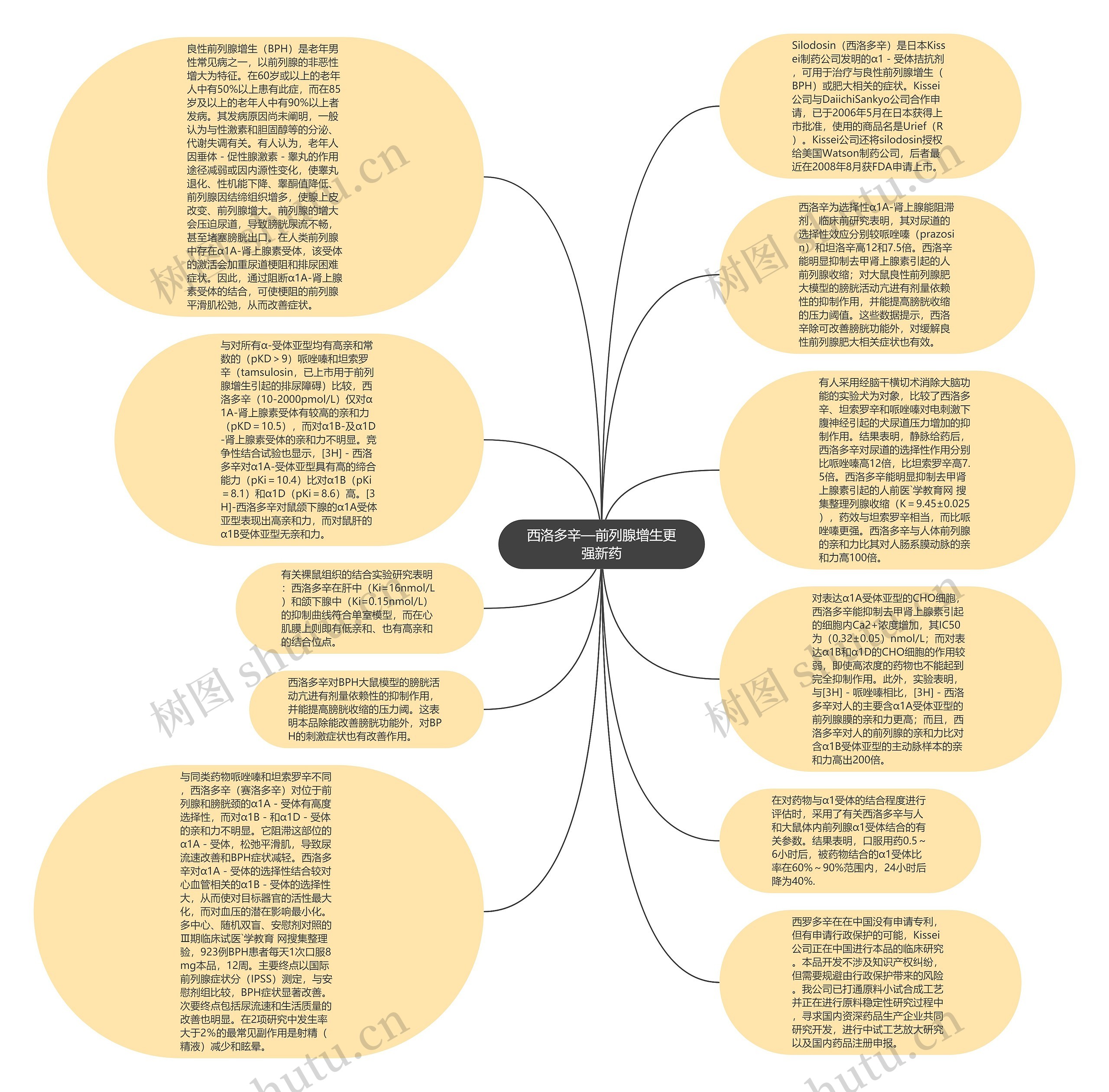 西洛多辛—前列腺增生更强新药思维导图