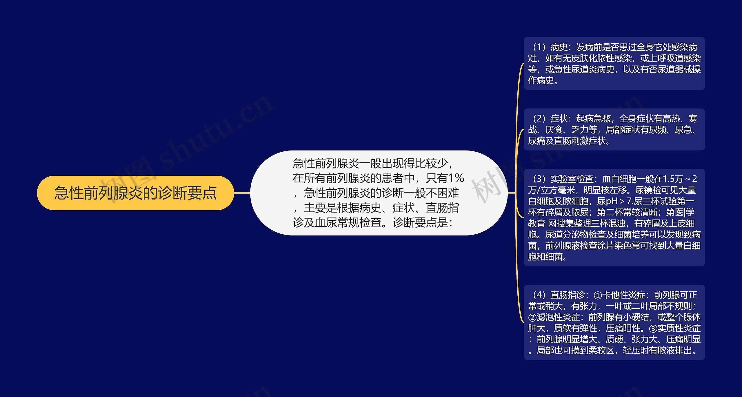 急性前列腺炎的诊断要点 急性前列腺炎的诊断要点
