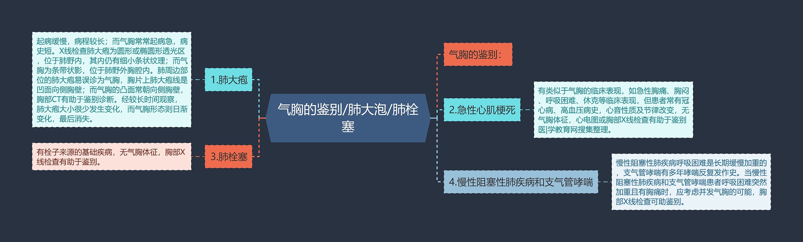 气胸的鉴别/肺大泡/肺栓塞 气胸的鉴别/肺大泡/肺栓塞