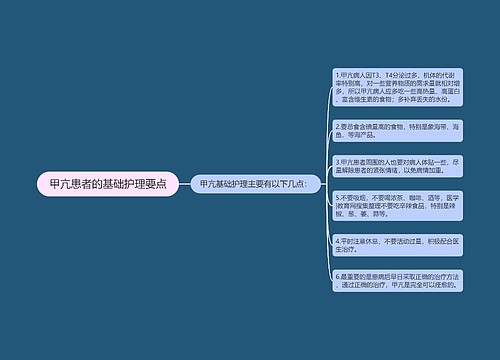 甲亢患者的基础护理要点