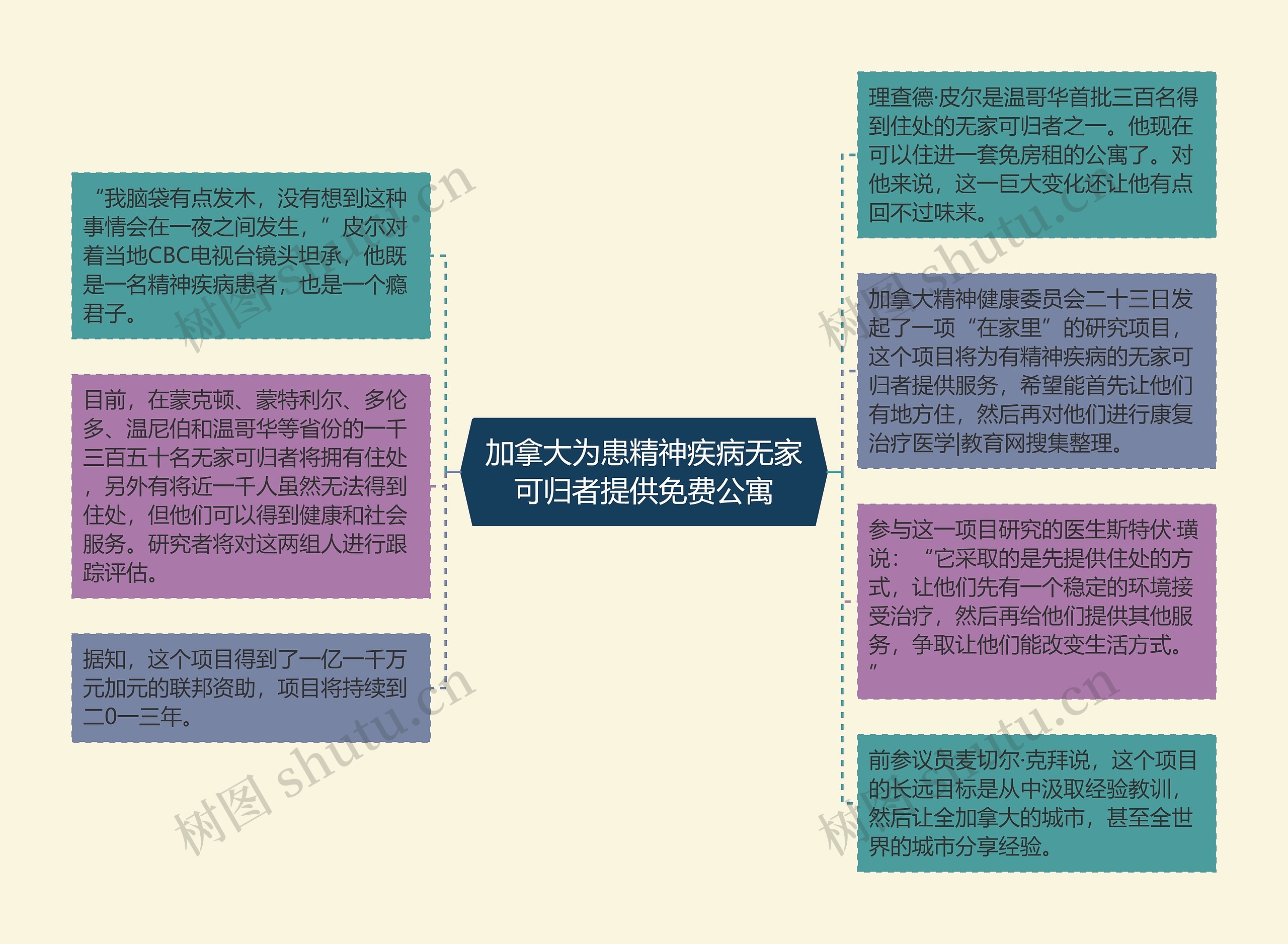 加拿大为患精神疾病无家可归者提供免费公寓