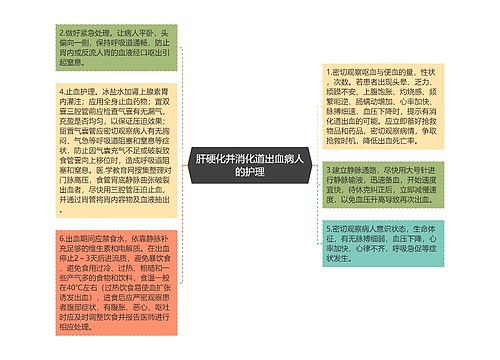 肝硬化并消化道出血病人的护理