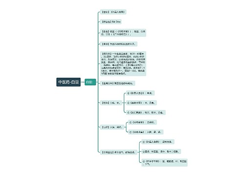中医药-白豆