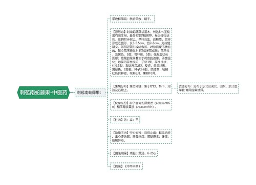 刺苞南蛇藤果-中医药