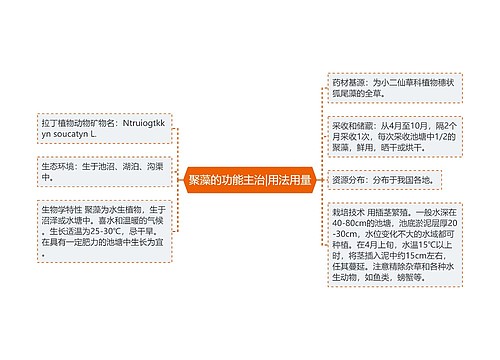 聚藻的功能主治|用法用量
