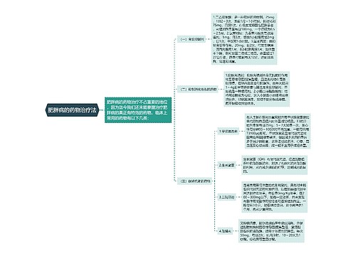 肥胖病的药物治疗法