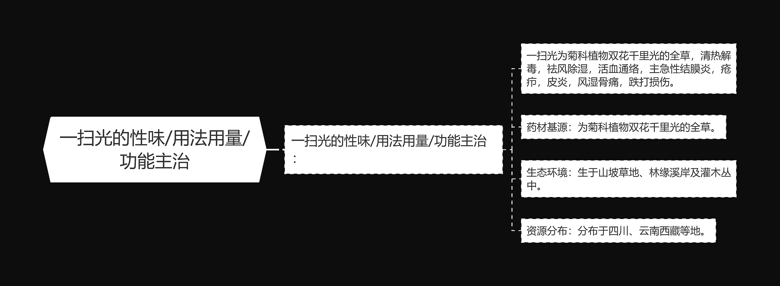 一扫光的性味/用法用量/功能主治