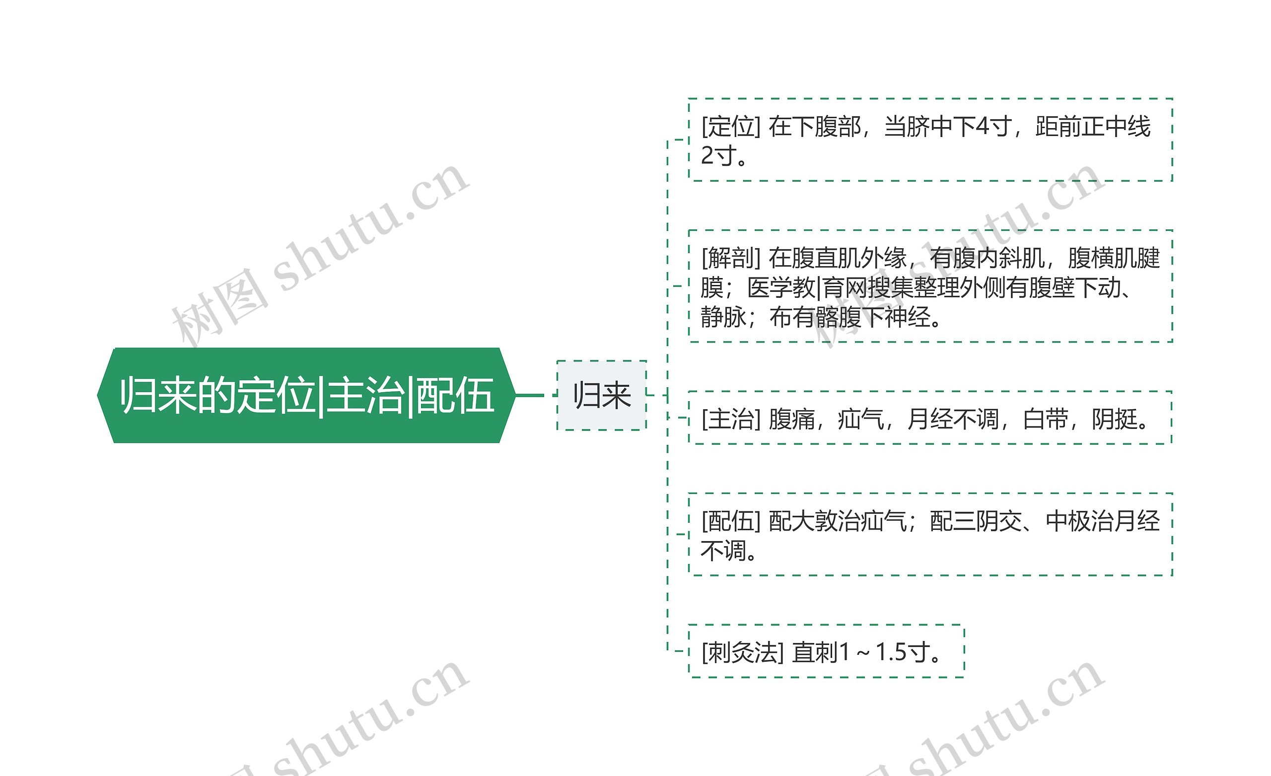 归来的定位|主治|配伍 归来的定位|主治|配伍