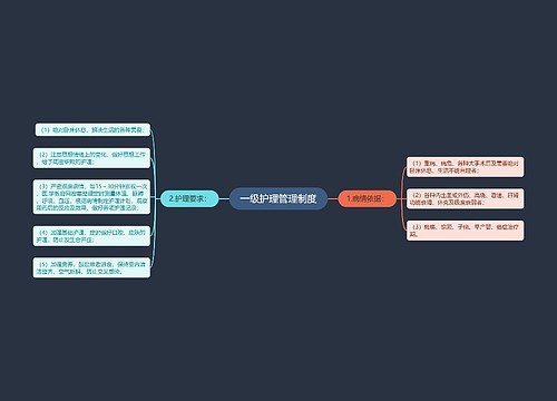 一级护理管理制度