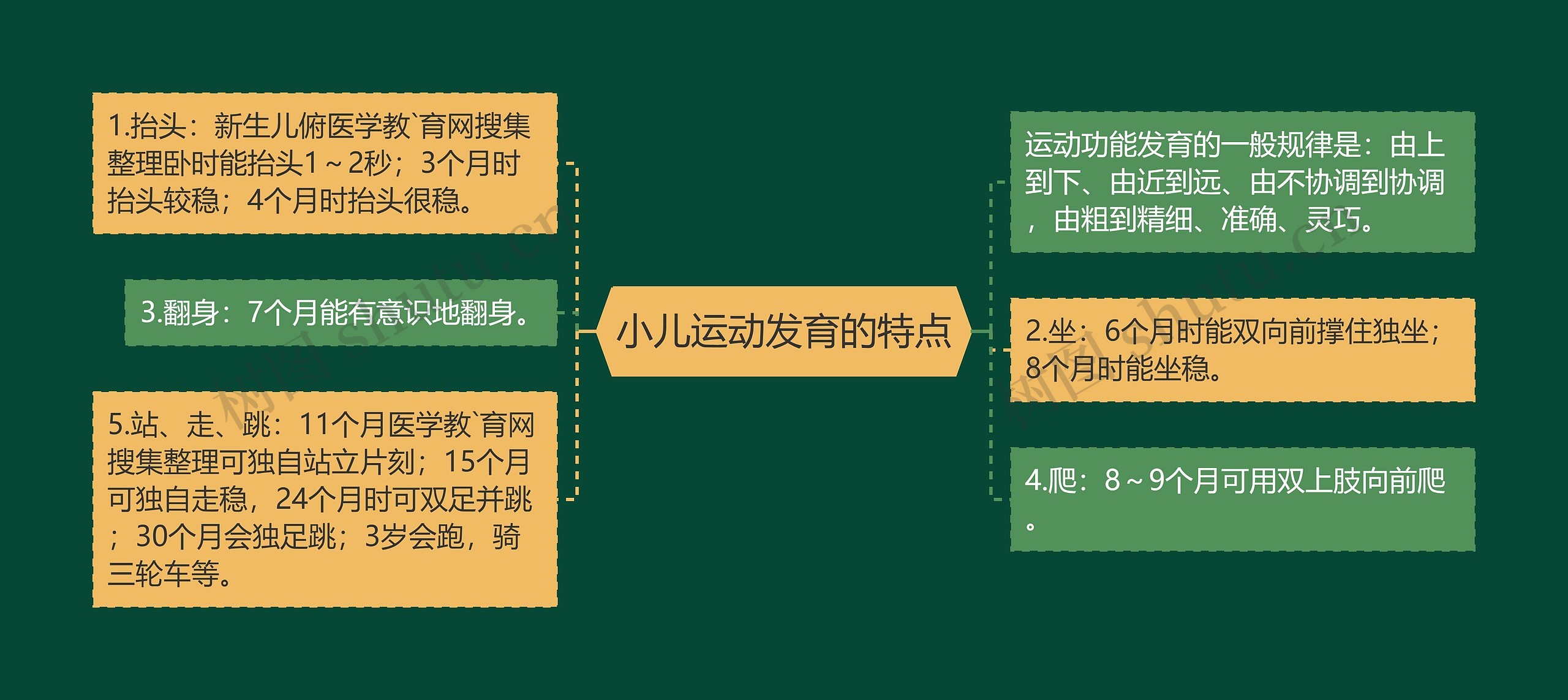 小儿运动发育的特点 小儿运动发育的特点