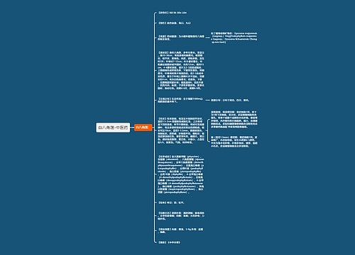 白八角莲-中医药