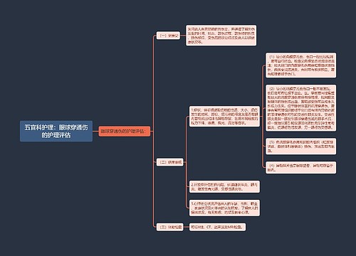 五官科护理：眼球穿通伤的护理评估