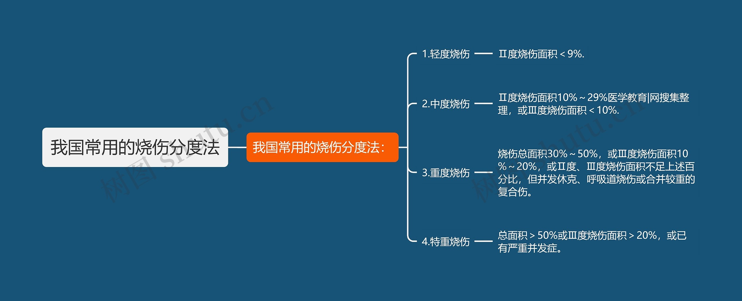 我国常用的烧伤分度法