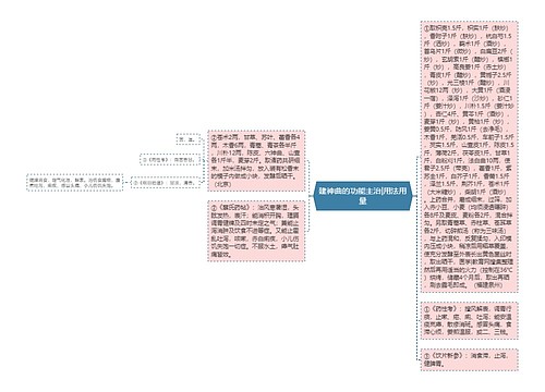 建神曲的功能主治|用法用量