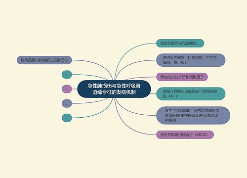 急性肺损伤与急性呼吸窘迫综合征的发病机制