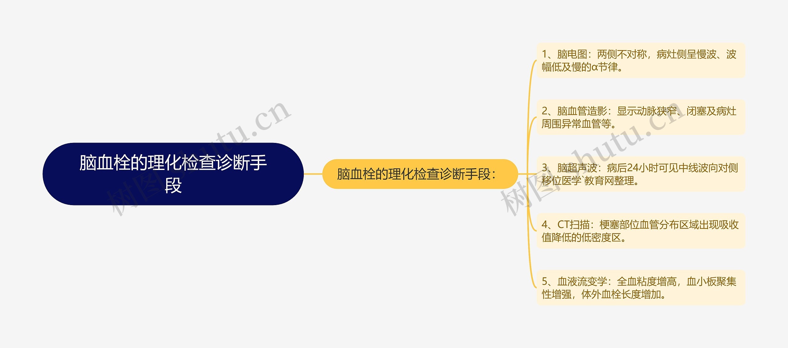 脑血栓的理化检查诊断手段