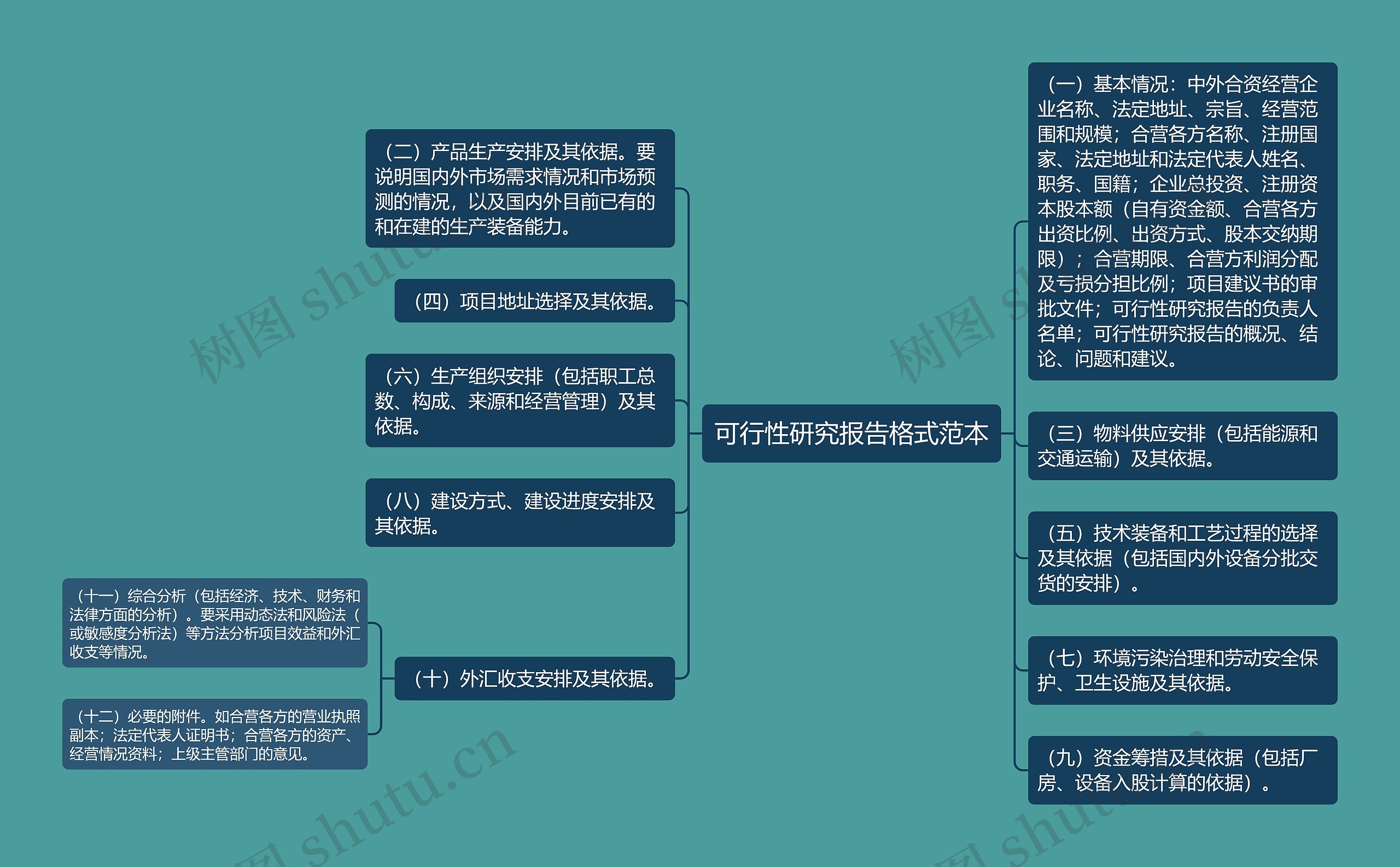 可行性研究报告格式范本