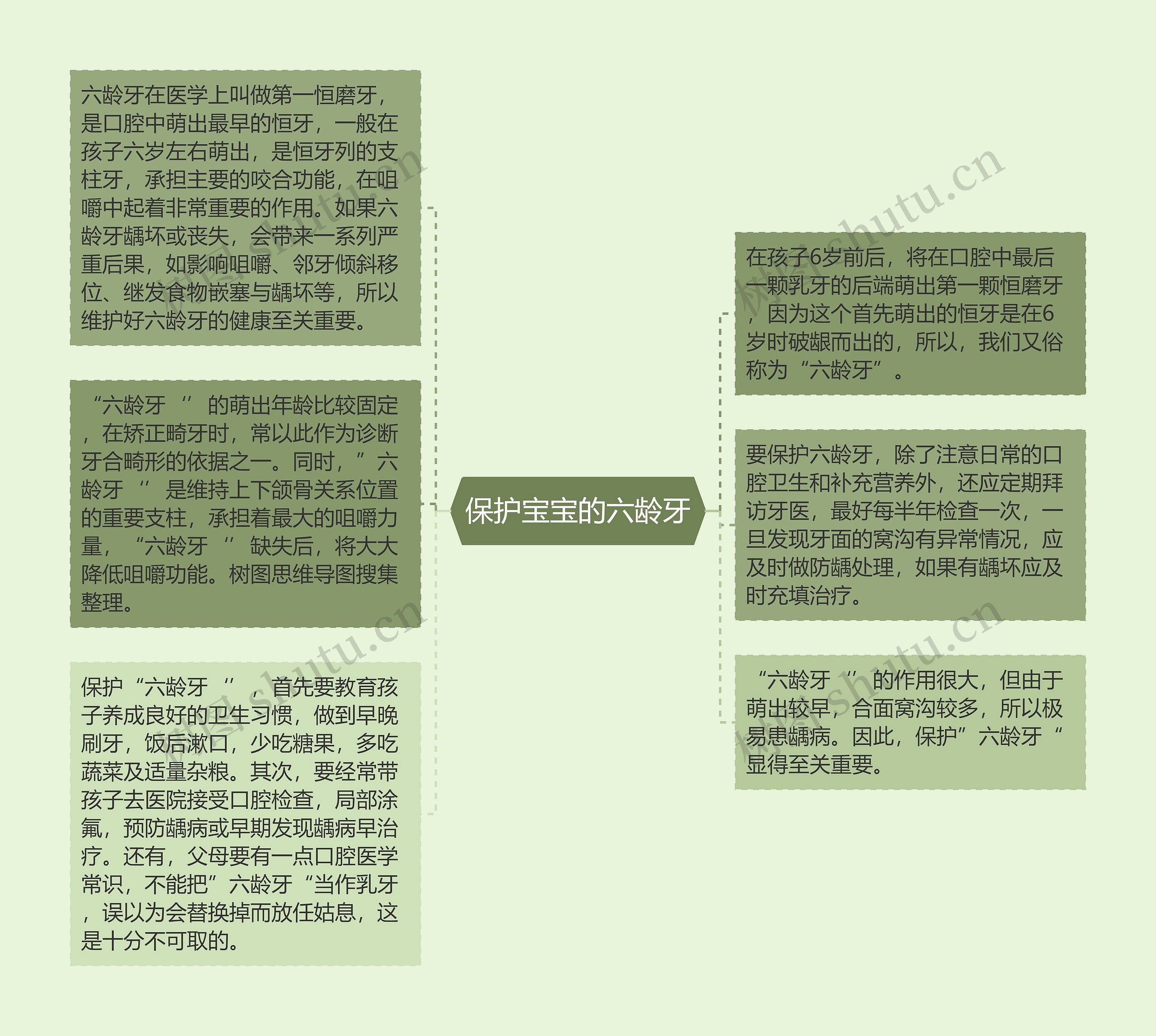保护宝宝的六龄牙