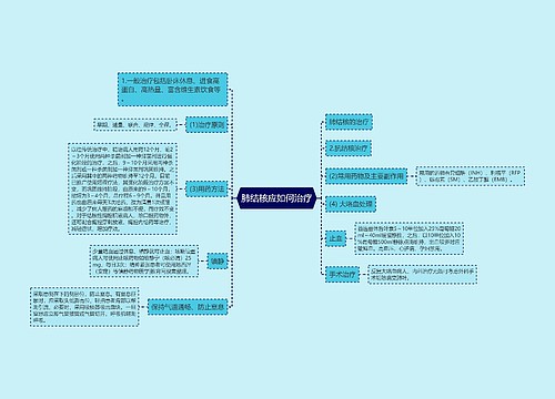 肺结核应如何治疗