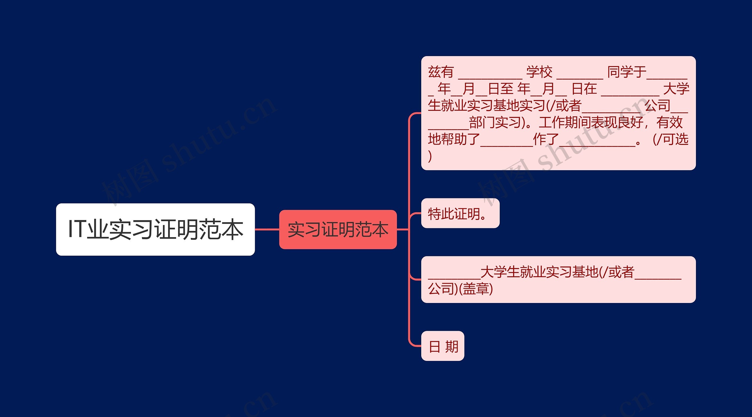 IT业实习证明范本