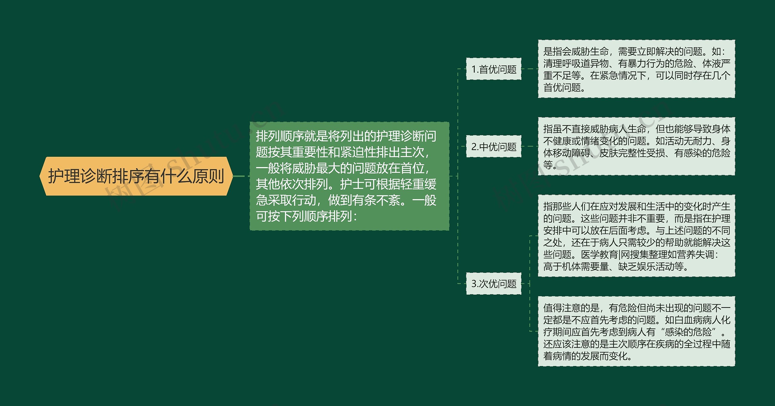 护理诊断排序有什么原则