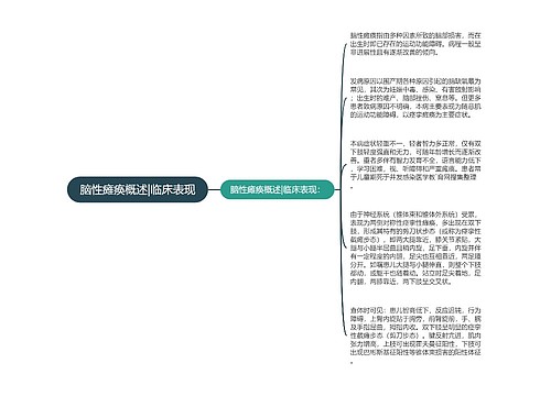 脑性瘫痪概述|临床表现