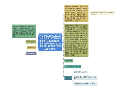 泸州市轻工建筑安装工程公司宜昌分公司与葛洲坝集团第五工程有限公司、中国葛洲坝水利水电工程集团有限公司建设工程施工合同纠纷案 