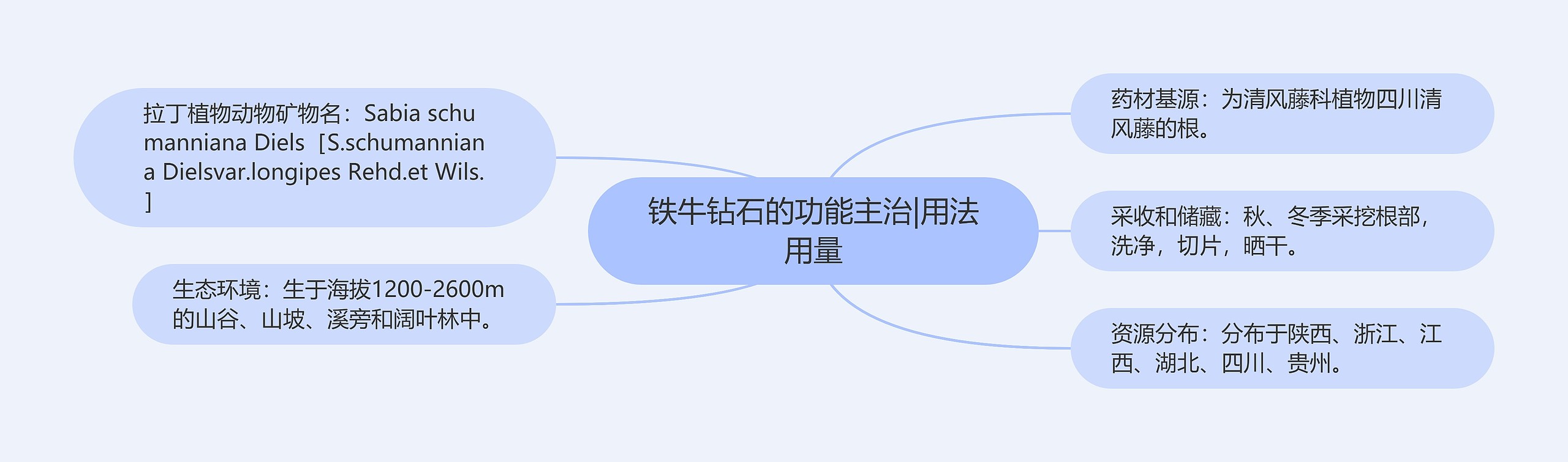 铁牛钻石的功能主治|用法用量思维导图