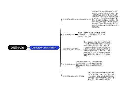 心理治疗适应