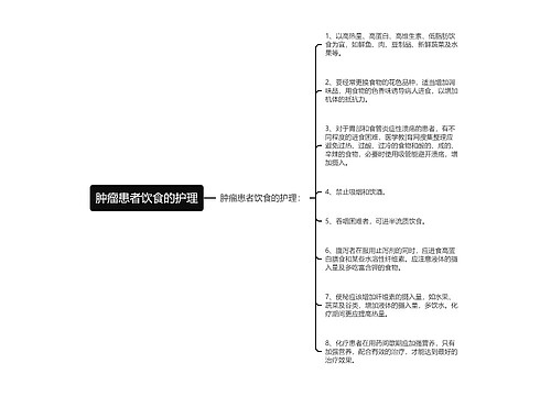 肿瘤患者饮食的护理