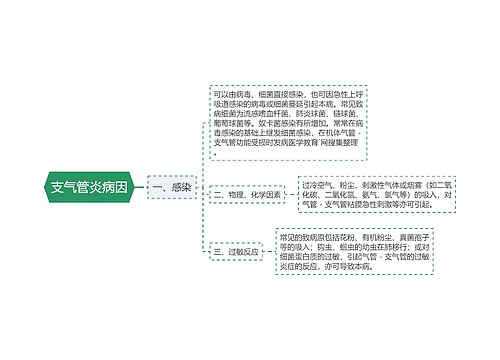 支气管炎病因