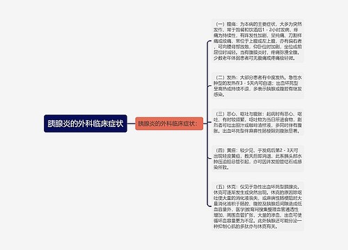 胰腺炎的外科临床症状