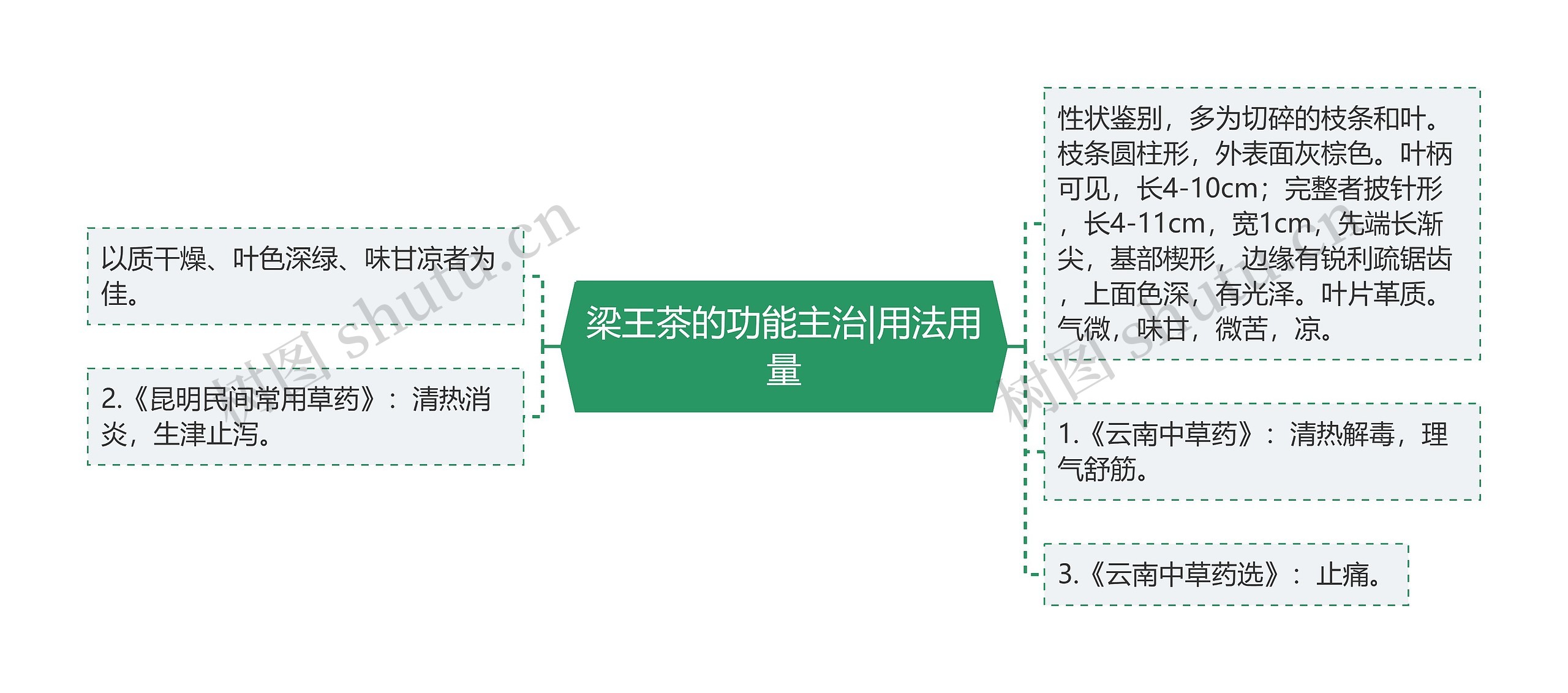 梁王茶的功能主治|用法用量