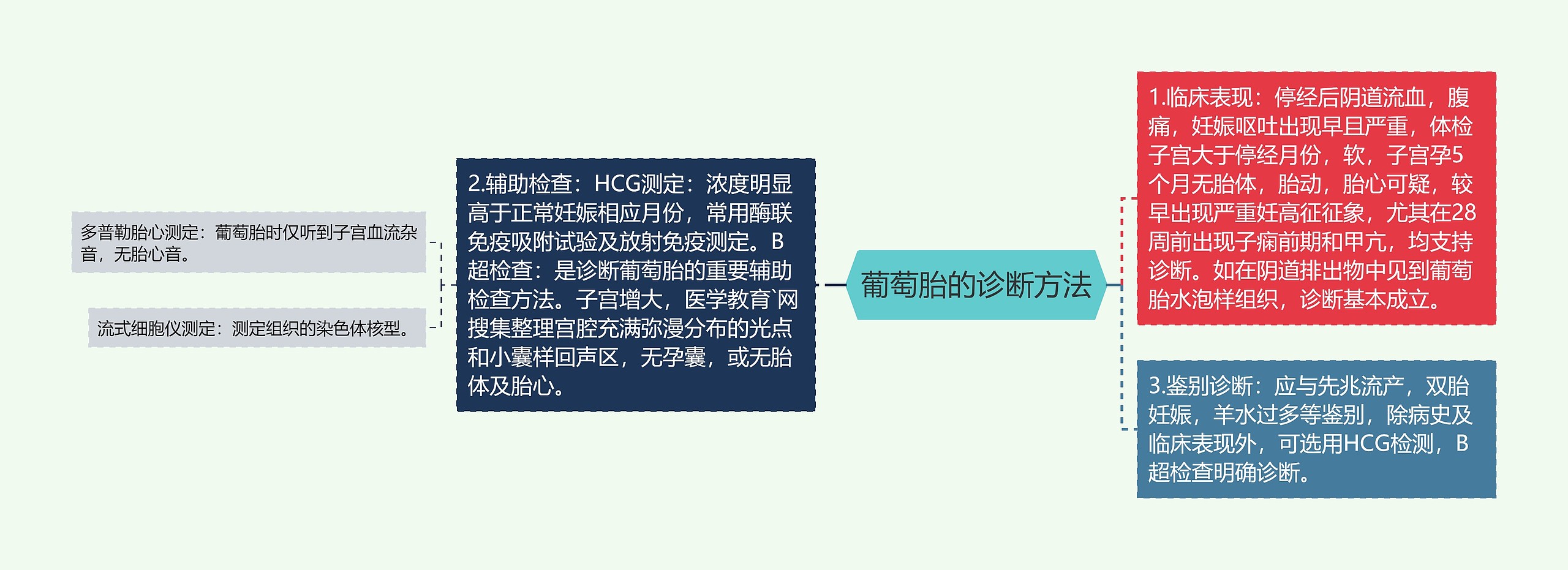 葡萄胎的诊断方法