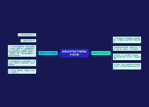 阻塞性肺气肿/护理措施/护理诊断