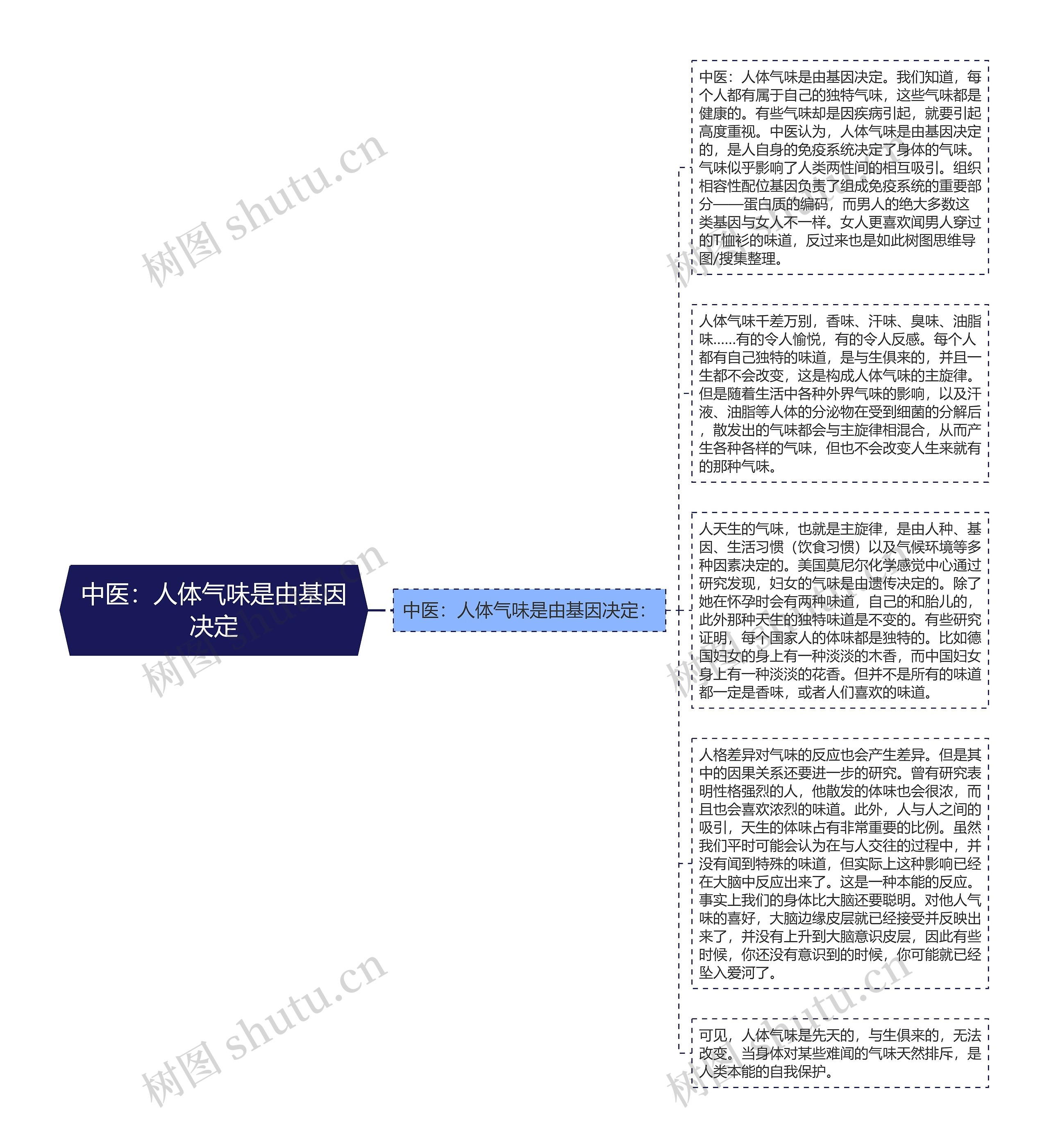 中医：人体气味是由基因决定