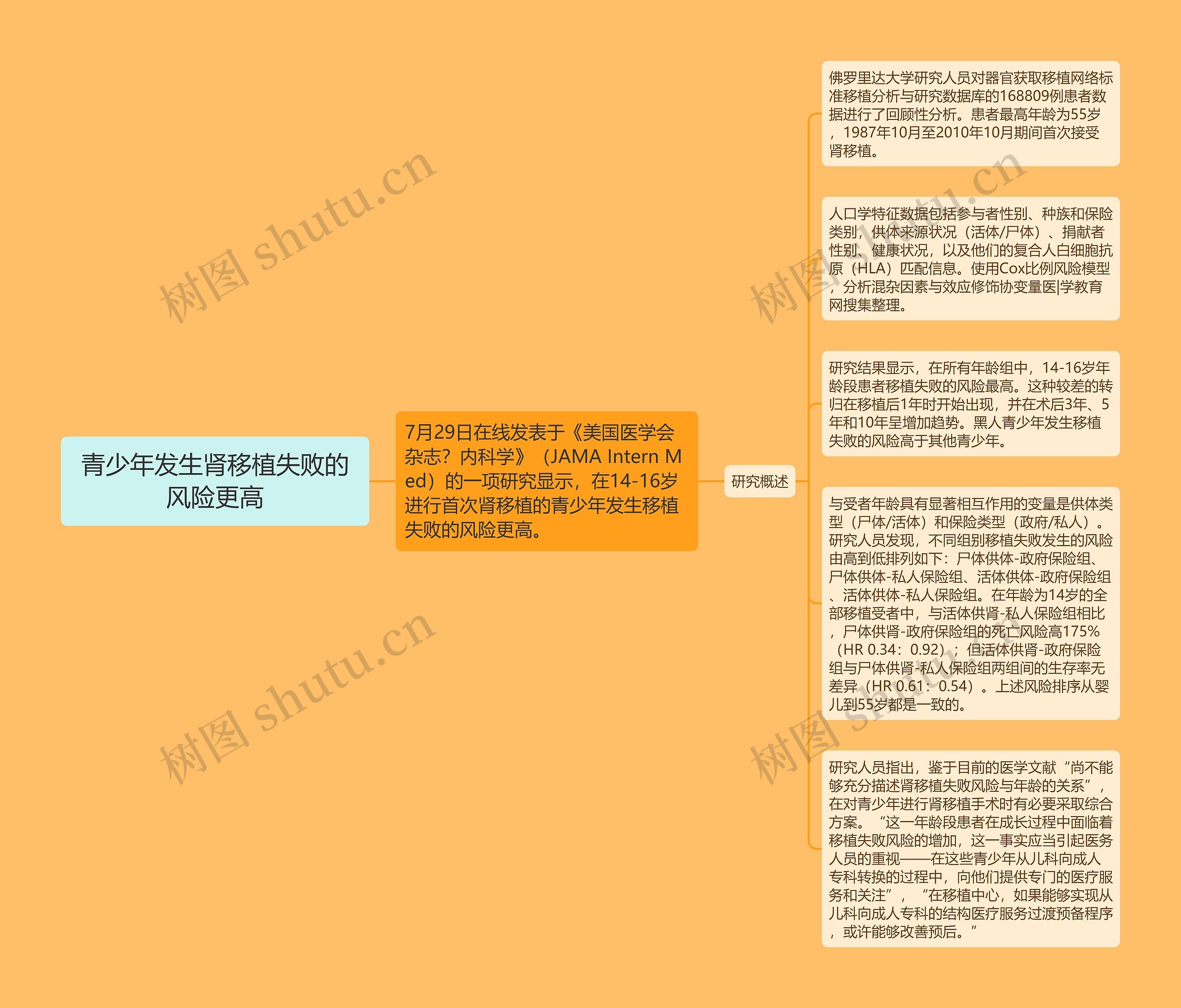 青少年发生肾移植失败的风险更高